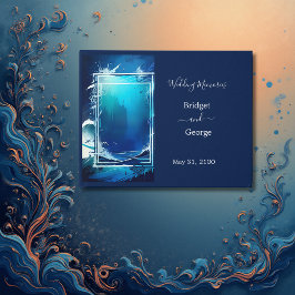 Hochzeit der blauen Küste Gästebuch