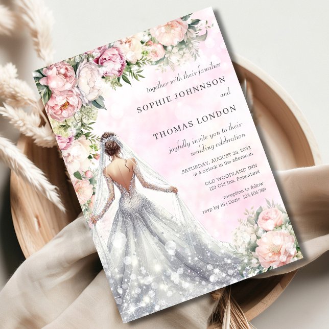 Hochzeit der Blumenbrauen Einladung (Von Creator hochgeladen)