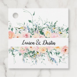 Hochzeit der Blumenbräune Geschenkanhänger