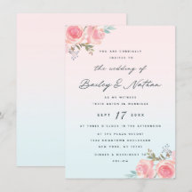 Hochzeit der Blumenzangenblüte Calligraphy