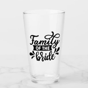 Hochzeit der Braut Glas