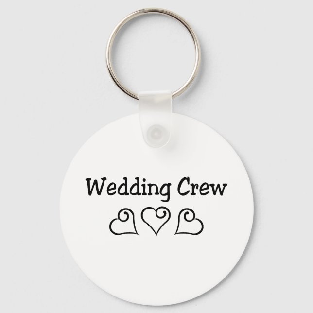 Hochzeit der Crew Schlüsselanhänger (Vorderseite)