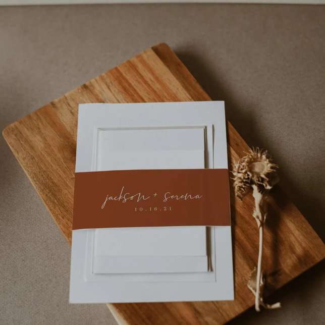 Hochzeit der Einladung Bauchband Einladungsbanderole (Von Creator hochgeladen)