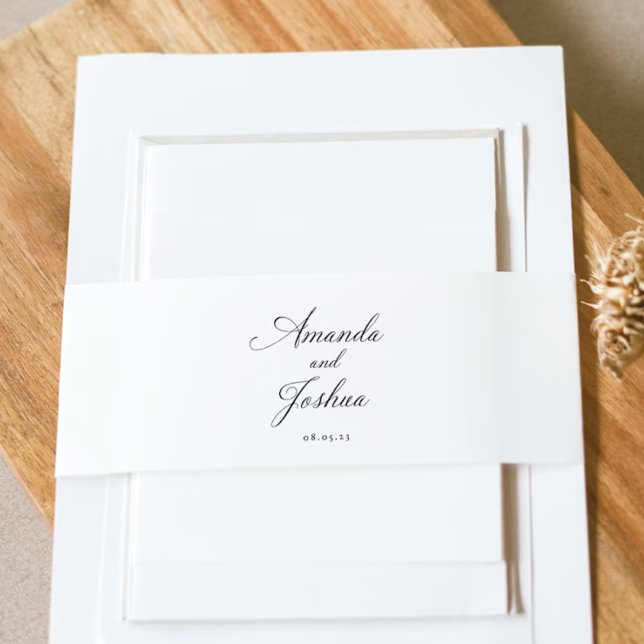 Hochzeit der Einladung Bauchband Einladungsbanderole (Von Creator hochgeladen)