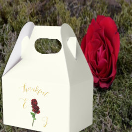 Hochzeit der Elfenbeingoldene Rose Geschenkschachtel