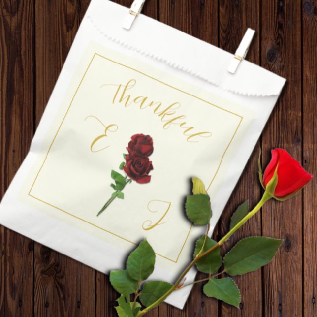Hochzeit der Elfenbeingoldene Rose Geschenktütchen (Von Creator hochgeladen)