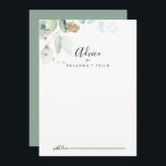 Hochzeit der Eukalyptus-Goldkalligrafie Hinweiskarte<br><div class="desc">Diese goldene eukalyptuskalligraphische Hochzeitsratenkarte ist perfekt für eine rustikale Hochzeit. Dieses künstlerische Design mit handgezeichnet Aquarellgold und grünem Blattwerk inspiriere natürliche Schönheit. Diese Karten sind ideal für Hochzeiten,  Brautparty,  Babydusche,  Graduiertenfest u.v.m. Personalisieren Sie die Karten mit den Namen der Braut und Bräutigam,  den Eltern,  die Sie werden oder Absolvent.</div>