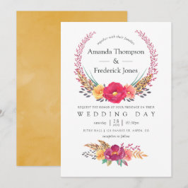 Hochzeit der Flora und Fauna Einladung