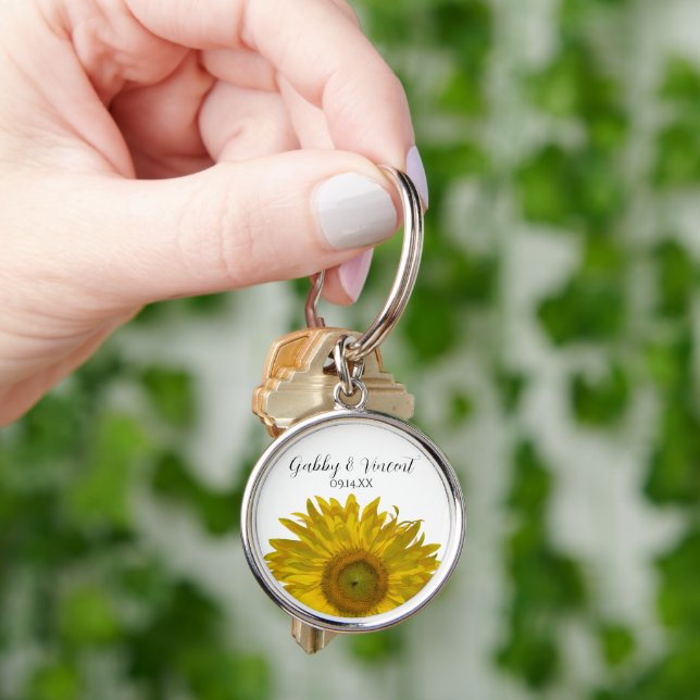 Hochzeit der Gelbblüte Schlüsselanhänger (Hand)