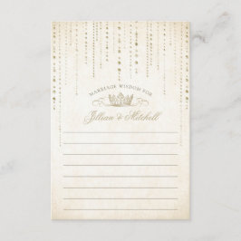 Hochzeit der Goldkrone Hinweiskarte