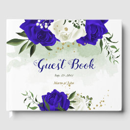 Hochzeit der königsblauen Blume Gästebuch