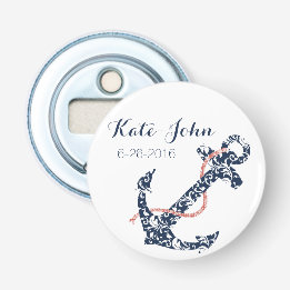 Hochzeit der Marine und der Korallenriffe Flaschenöffner