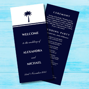Hochzeit der Minimalistischen Küstenwache mit Palm Programm