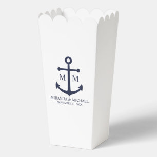 Hochzeit der Nautic Navy Geschenkschachtel