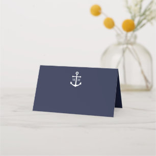 Hochzeit der Nautic Navy Platzkarte