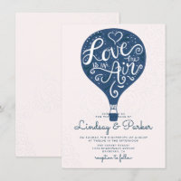 Hochzeit der Navy-Hot-Air-Ballon-Liebe