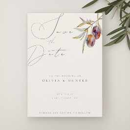 Hochzeit der Olive-Verzweigung Wasserfarbe speiche