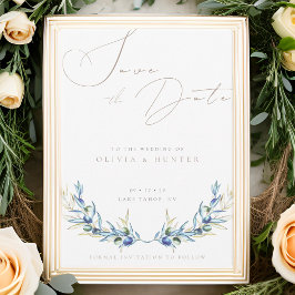 Hochzeit der Olive-Verzweigung Wasserfarbe speiche