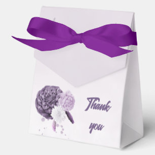 Hochzeit der romantischen violetten Blumen Geschenkschachtel