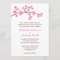 Hochzeit der rosa Kirschblüten