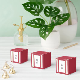 Hochzeit der roten islamischen Geometrie Geschenkschachtel