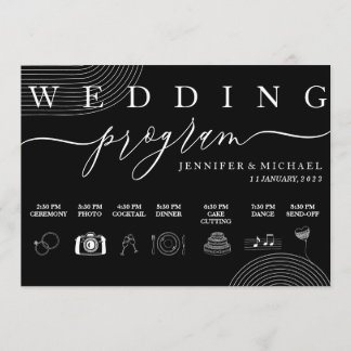 Hochzeit der Schwarzen geometrischen Icon Timeline Programm