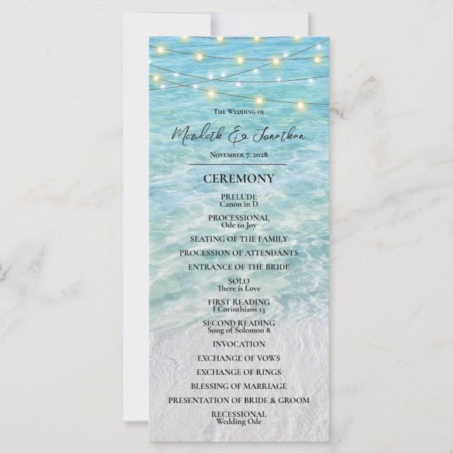 Hochzeit der Strandsaison (Vorderseite)