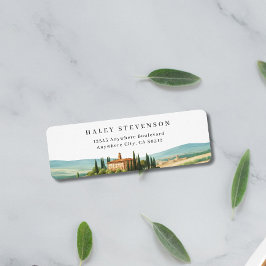 Hochzeit der Toskana Aquarellbilder Skyline