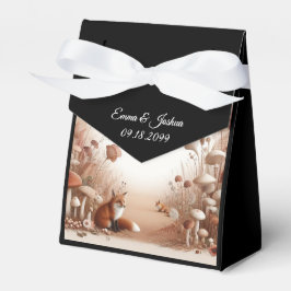 Hochzeit der verzauberten Herbstwälder Geschenkschachtel
