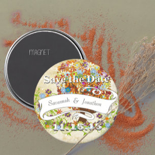 Hochzeit der verzauberten Waldseite Magnet