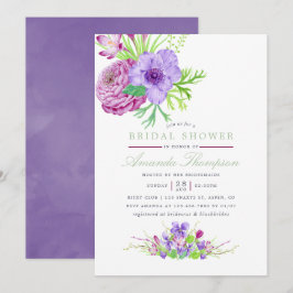 Hochzeit der Wasserfarben Einladung