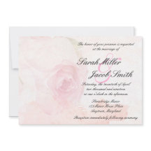 Hochzeit der Wasserfarbenblush-Rose