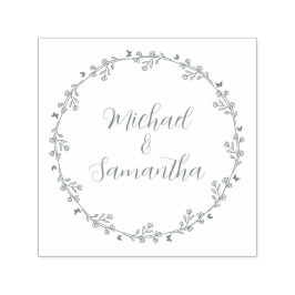 Hochzeit der Wildblume Blush and Sage Permastempel