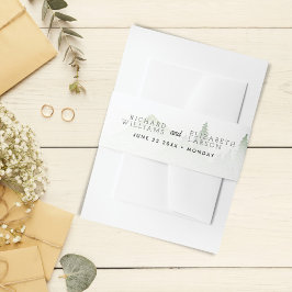 Hochzeit der Wildblume Einladungsbanderole