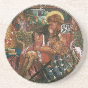 Hochzeit des Heiligen Georg und der Prinzessin Sab Sandstein Untersetzer