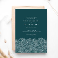 Hochzeit des japanischen Ocean Waves Beach