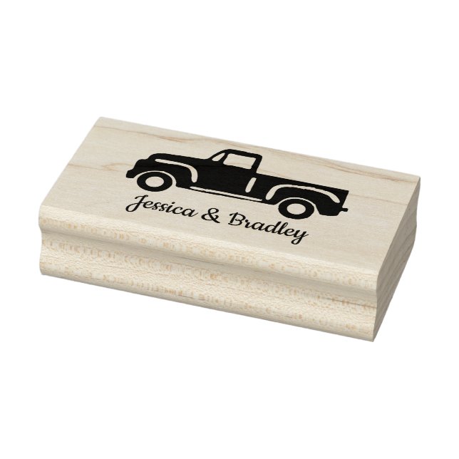 Hochzeit des klassischen LKW-Individuellen Namens Gummistempel (Stempel)