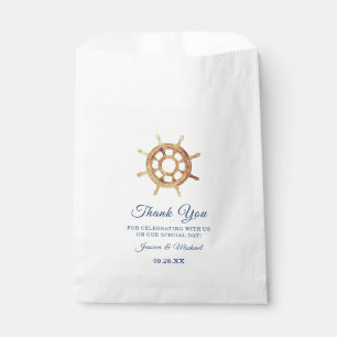 Hochzeit des Lenkrads der Nautischen Marine Geschenktütchen