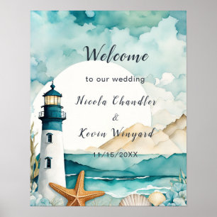 Hochzeit des Leuchtturms Poster