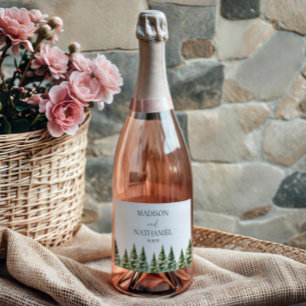 Hochzeit des Minimalistischen Winterschneewaldes