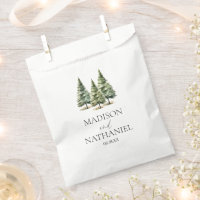 Hochzeit des Minimalistischen Winterschneewaldes