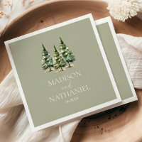 Hochzeit des Minimalistischen Winterschneewaldes