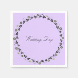 Hochzeit des Napkins-Lavendels Serviette