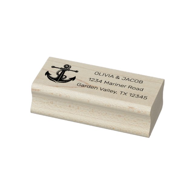 Hochzeit des Nautic Anchor-Sees Gummistempel (Stempel)
