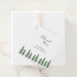 Hochzeit des Pinienwaldes Geschenkanhänger
