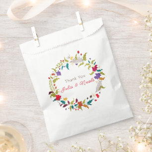 Hochzeit des Wildgartens Rose Woods Exotic Flower Geschenktütchen
