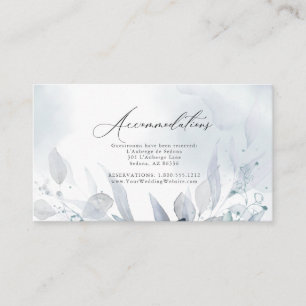 Hochzeit   Dusty Watercolor Foliage Enclosure Card Begleitkarte