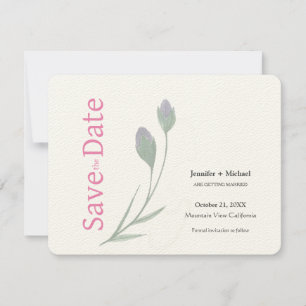 Hochzeit Ehe Kalligrafie Blumen Schwarz Weiß Save The Date