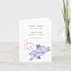 Hochzeit Ehe Minimalistische Kalligrafie Floral  Ankündigung