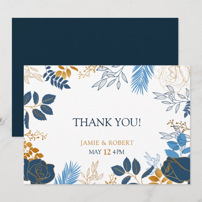 Hochzeit Einladung (Vorne/Hinten)